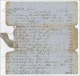 Receipt for payment from H. James to John Cocke, 1854