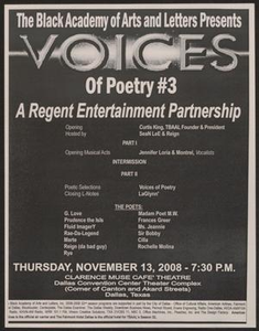 Program: Voices of Poetry #3