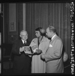 Mayor Fletcher Bowron, Marian Anderson, and the Reverend Baxter Duke