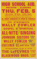 Wally Fowler at the Gospel and Spiritual All-Nite Singing at the Decatur High School Feb 5