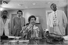 Maynard Jackson, Aaron Turpeau, and Davey Gibson, circa 1974