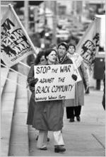 Protest following the acquittal of the Greensboro massacre killers, Atlanta, Georgia, November 19, 1980.