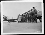 [Untitled photo shows: Tuskegee airmen training, Tuskegee, Alabama]