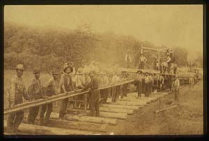 Railroad Workers, circa 1865