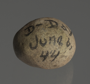 Rock from Normandy Beaches, D-Day 1944