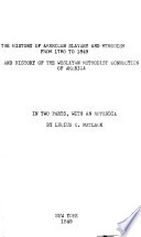 The history of American slavery and Methodism, from 1780-1849