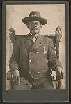 [Civil War veteran John W. Pollard, who served under the name of Private Jackson Ridgway in the 83rd U.S. Colored Troops (USCT), in Grand Army of the Republic uniform with medal]