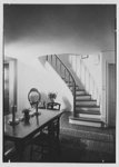 Calvin Tomkins, Jr., Sneden's Landing, residence in Palisade, New York. Staircase detail