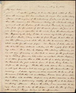 Letter from William Lloyd Garrison, Providence, [R.I.], to Helen Eliza Garrison, May 6 [i.e. May 7?], 1836