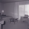 Film negatives of a Moulin Rouge guest room, May 23, 1955