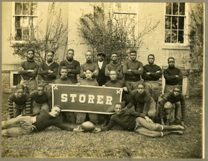 Group Portrait of Storer College Football Team, Harpers Ferry, W. Va.