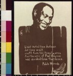 Light parted from darkness, day from night, earth from the primal waters, and the voice of Paul Robeson was divided from the silence