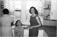 African American woman and woman and girl in kitchen 2