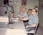 Big Spook and Little Spook; Range Controllers Wayne Woltz snd Jack Womer at Blanding Launch Complex