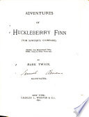 Adventures of Huckleberry Finn (Tom Sawyer's comrade)