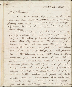 Letter from James Miller M'Kim, Phil[adelphia], [Pa.], to William Lloyd Garrison, Dec[ember] 30 / [18]51