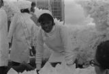 Viola Bradford on a float at George Washington Carver High School in Montgomery, Alabama, before a homecoming parade.