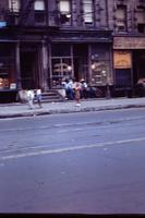 Street view of Harlem (N.Y.) storefront