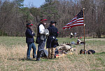 Reenactment of Civil War siege of April 1862, Bridgeport, Alabama