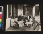 Portrait of Sunday School girls, Ghana, 1926