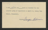 State Supervisor of Elementary Education; Conferences, Correspondence, 1955