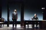 David Alan Anderson asn Nicholas Hormann in a scene from the play The heavens are hung in black