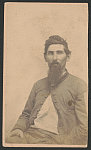 [Unidentified Confederate soldier in uniform, prisoner of war at Camp Douglas, Illinois]