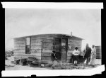 Reconstruction period after the race riot in June 1921 at Tulsa, Okla. Type of houses