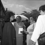 Esther Rolle talking with two unidentified women, Los Angeles, 1986