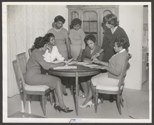 Women Around Dining Room Table