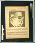 Su excelencia el Presidente de la Republica ha dicho : Es, por tanto, una verdad evidente que si en España la guerra ...