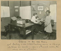 Office in the Old Home, circa 1933