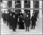 New York State commissioners to the Louisiana Purchase Exposition in front of New York pavilion