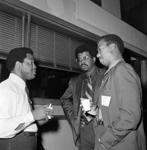 Three men at an RTDNA conference