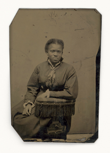 Tintype of a woman