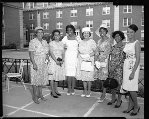 Dean of Womens [sic] Garden Party, June 1964 [cellulose acetate photonegative]