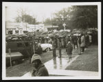 Mass gathering on the 4th in front of the police department in downtown Tuskegee