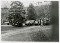 Black student protest in Wilbur Cross Library