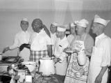 Pancake supper in Lincoln, IL, 1948