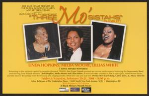 Invitation: Three Mo' Sisters in Concert