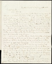 Letter to] Dear Miss Weston [manuscript