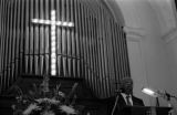 John Lewis speaking at Brown Chapel in Selma, Alabama, during the annual commemoration of the Selma-to-Montgomery March.