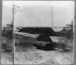 Three gun battery on "The Battery," Charleston, S.C.--The gun in distance was taken from the wreck of the U.S. Ironclad Keokuk