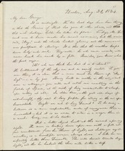 Letter to] My dear George [manuscript