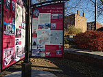 Street sign chronicling the history of African-American life in the venerable and recently (as of 2019) reviving Old Towne neighborhood in Petersburg, a historic city in Virginia, 24 miles from Richmond, the state's capital city