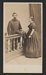 [Major General Edward W. Hincks of 28th Massachusetts Infantry Regiment and 19th Massachusetts Infantry Regiment in uniform and his wife, Elizabeth Pierce Nichols Hincks]