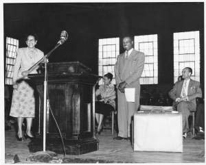 Surprise Chapel Program Honoring President Walter S. Davis, 1951