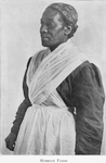 Murriah Flood. Born a slave of Mrs. Thomas Harrison, Faunsdale Plantation. After the war, she went to Washington with her husband, where she had an unhappy experience. She returned to Faunsdale and is now nurse to her former mistress's great - grandchildren