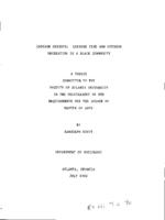 Cascade Heights: leisure time and outdoor recreation in a Black community, 1982