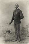 John Jefferson [John Horse II], c. 1878-1954, was the grandson of John Horse; Photographed at Fort Robinson, Nebraska, 1902.]